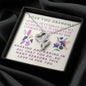 Double Hearts Necklace for Grandma From Grandson | Custom Heart Design