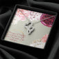 Double Hearts Necklace for Wife, Girlfriend | Custom Heart Design