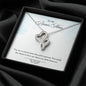 Meaningful Double Hearts Necklace for Bonus Mom | Custom Heart Design