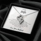 Meaningful Double Hearts Necklace for Wife | Custom Heart Design