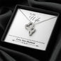 Double Hearts Necklace For Wife | Custom Heart Design