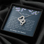 Meaningful Double Hearts Necklace for Wife | Custom Heart Design