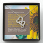 Accepting, Loving & Supportive Mom, From Daughter - Custom Heart Design