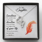 Meaningful Double Hearts Necklace for Daughter | Custom Heart Design