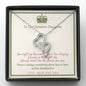 Meaningful Double Hearts Necklace for Daughter | Custom Heart Design
