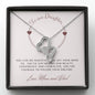 Sentimental Double Hearts Necklace for Daughter | Custom Heart Design