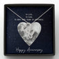 Double Hearts Anniversary Necklace for Wife | Custom Hearts Design