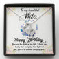 Meaningful Double Hearts Birthday Necklace | Custom Heart Design