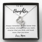 Meaningful Double Hearts Necklace for Daughter | Custom Heart Design
