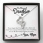 Meaningful Double Hearts Necklace for Daughter | Custom Heart Design