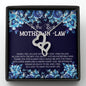 Double Hearts Necklace to the Best Mother In Law | Custom Heart Design