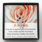 Double Hearts Necklace for Wife | Custom Heart Design