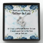 Double Hearts Necklace for Mother In Law | Custom Heart Design