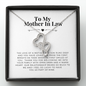 Double Hearts Necklace for Mother In Law | Custom Heart Design