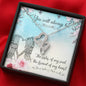 Double Hearts Necklace for Friend | Custom Heart Design