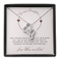 Sentimental Double Hearts Necklace for Daughter | Custom Heart Design
