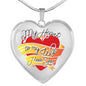 * My Heart, My Wife, Heart Necklace - Custom Heart Design