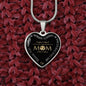 Thank you Mom for loving me - Custom Heart Design