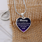 Mummy, To me you are the world-Pendant - Custom Heart Design