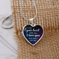 I carry your heart-Pendant - Custom Heart Design