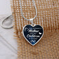 A Mother's love is forever-Necklace - Custom Heart Design