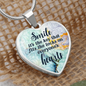 Smile Pendant - Custom Heart Design