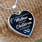 A Mother's love is forever-Necklace - Custom Heart Design