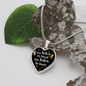 Not sisters by blood-Heart Pendant - Custom Heart Design