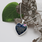 Dear Wife, My day starts and ends with you-Pendant - Custom Heart Design