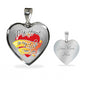 * My Heart, My Wife, Heart Necklace - Custom Heart Design
