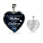 A Mother's love is forever-Necklace - Custom Heart Design