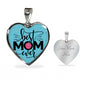 To The Best Mom Ever-Heart Necklace - Custom Heart Design