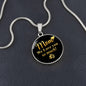 Mom we love you so much-Circle Pendant - Custom Heart Design
