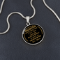 To my Daughter, Never forget I love you-From Mom. Pendant - Custom Heart Design
