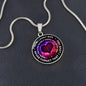 To My Wife, Never forget that I love you-Pendant - Custom Heart Design