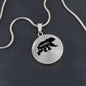 Mama Bear Pendant - Custom Heart Design