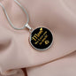 Mom we love you so much-Circle Pendant - Custom Heart Design