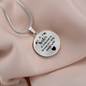 Dream, cry, sing, laugh with my sister-Pendant - Custom Heart Design
