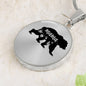 Mama Bear Pendant - Custom Heart Design
