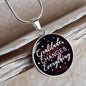 Gratitude changes everything-Pendant - Custom Heart Design