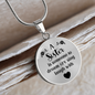 Dream, cry, sing, laugh with my sister-Pendant - Custom Heart Design