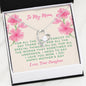 For all you do Mom, From Daughter-Forever Love - Custom Heart Design