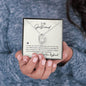 I choose you-Sentimental Heart Necklace for Girlfriend | Custom Heart Design