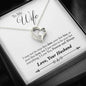 Sentimental Forever Love Heart Necklace for Wife | Custom Heart Design