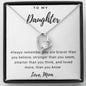 Sentimental Heart Necklace for Daughter, From Mom | Custom Heart Design