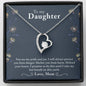 Forever Love Heart Necklace for Daughter | Custom Heart Design