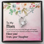 Sentimental Forever Love Heart Necklace for Mom | Custom Heart Design