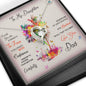 Forever Love Heart Necklace for Daughter, From Dad | Custom Heart Design