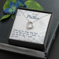 Sentimental Heart Necklace for Mom | Custom Heart Necklace