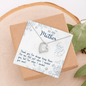 Sentimental Heart Necklace for Mom | Custom Heart Necklace